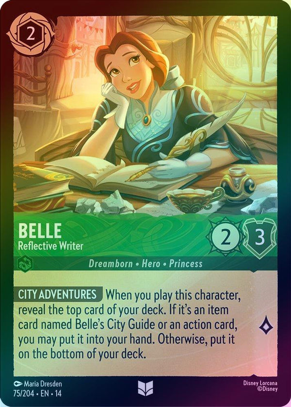Belle (Reflective Writer) - 75/204 - Uncommon (Foil)