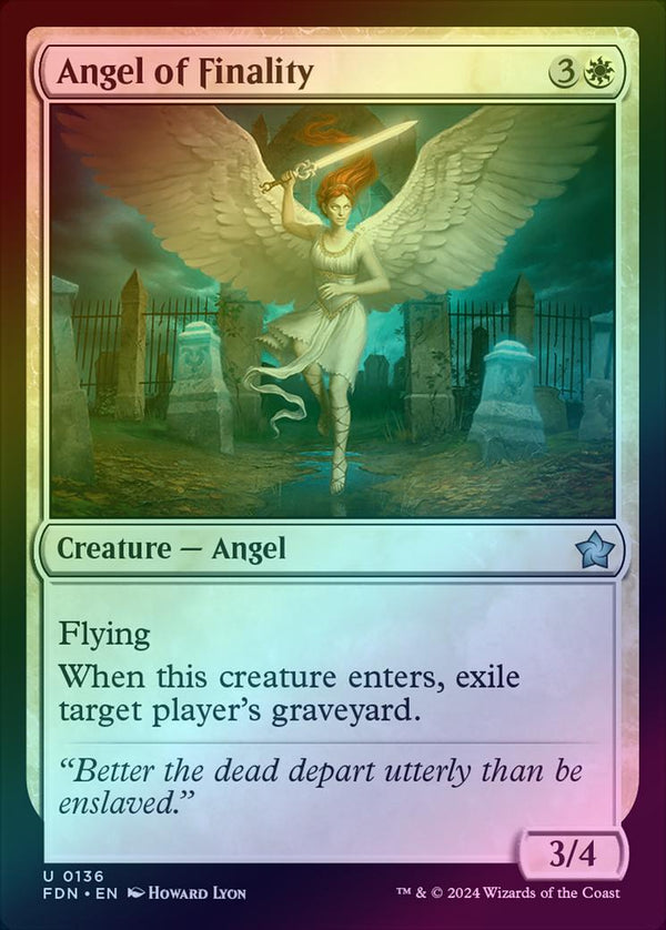 Angel of Finality (Foil) (FDN)