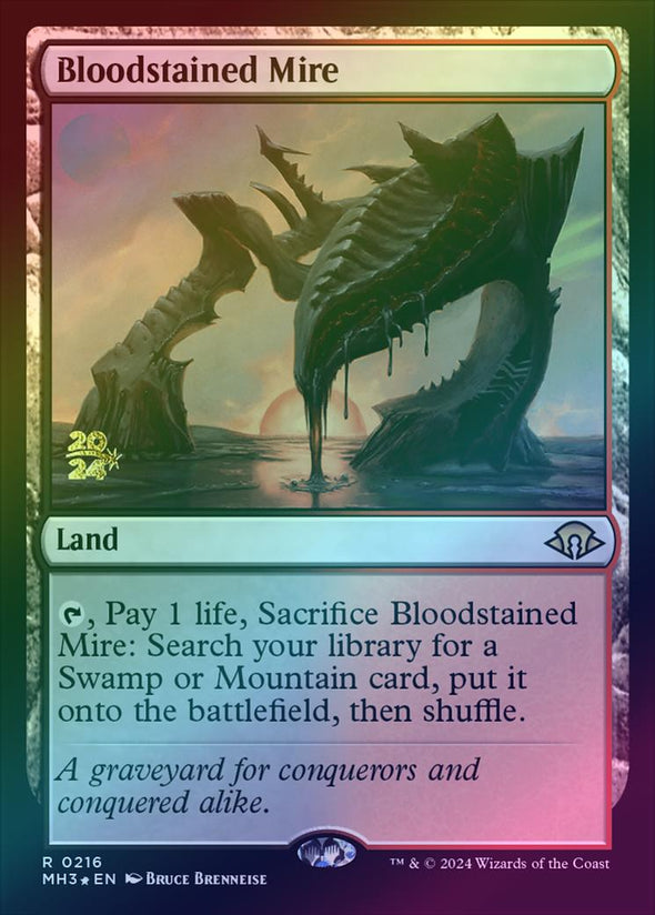 Bloodstained Mire - Prerelease Promo (Foil) (PMH3)