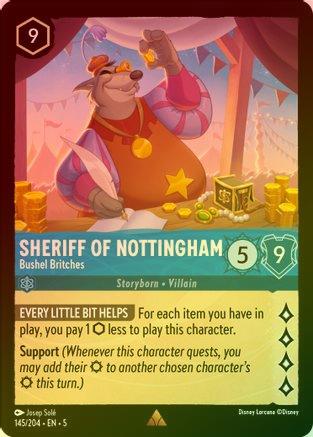 Sheriff of Nottingham (Bushel Britches) - 145/204 - Rare (Foil)