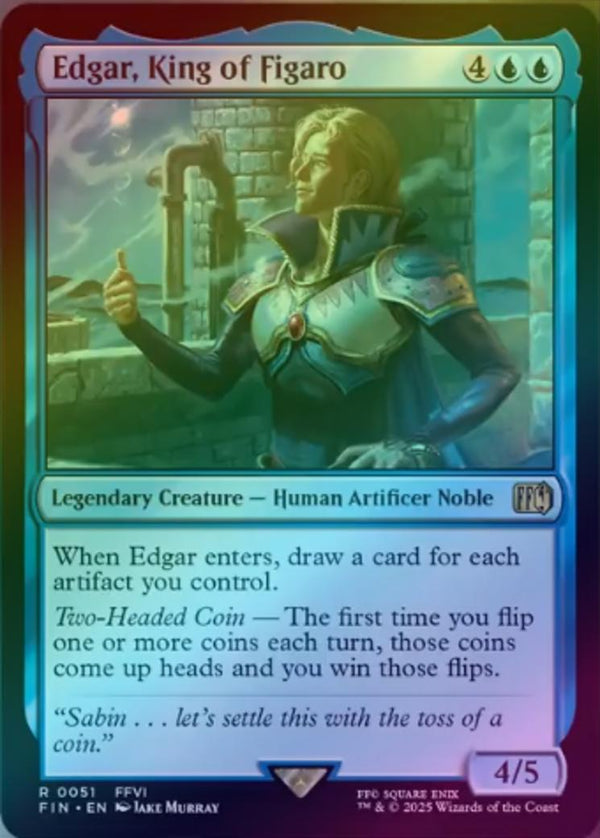 Edgar, King of Figaro (Foil) (FIN)