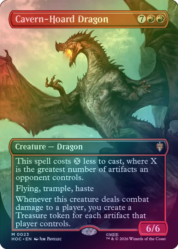 Cavern-Hoard Dragon - Borderless (Foil) (HOC)