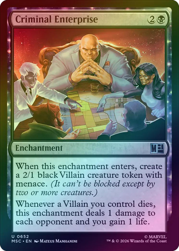 Criminal Enterprise (Foil) (MSC)