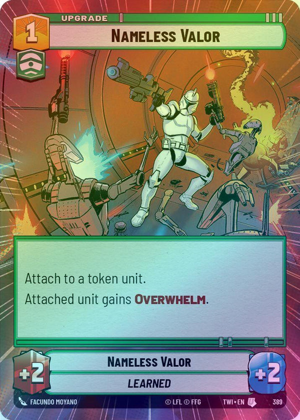 Nameless Valor (Hyperspace) - 389 - Uncommon (Foil)