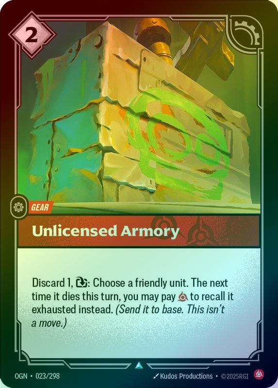 Unlicensed Armory - 023/298 - Uncommon (Foil)