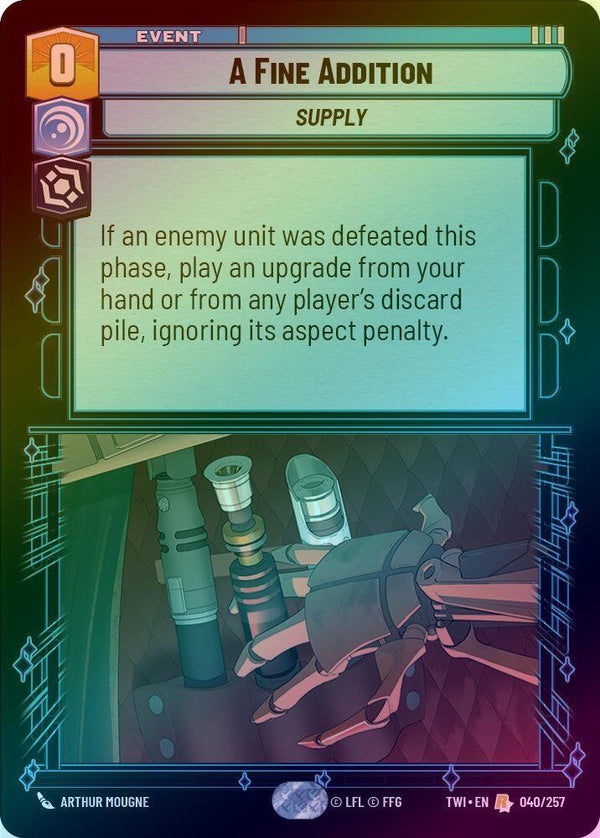 A Fine Addition - 040/257 - Rare (Foil)