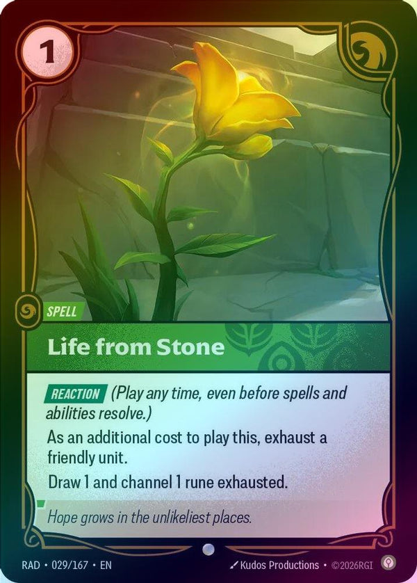 Life from Stone - 029/167 - Common (Foil)