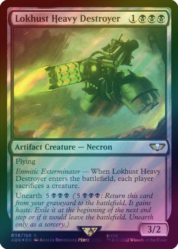 Lokhust Heavy Destroyer (Surge Foil) (40K)