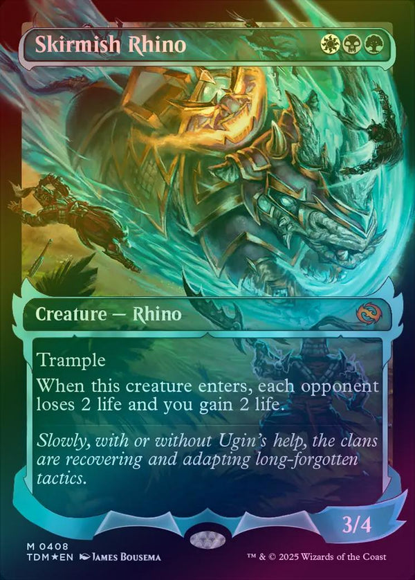 Skirmish Rhino - Ghostfire Showcase - English Language (Foil) (TDM)