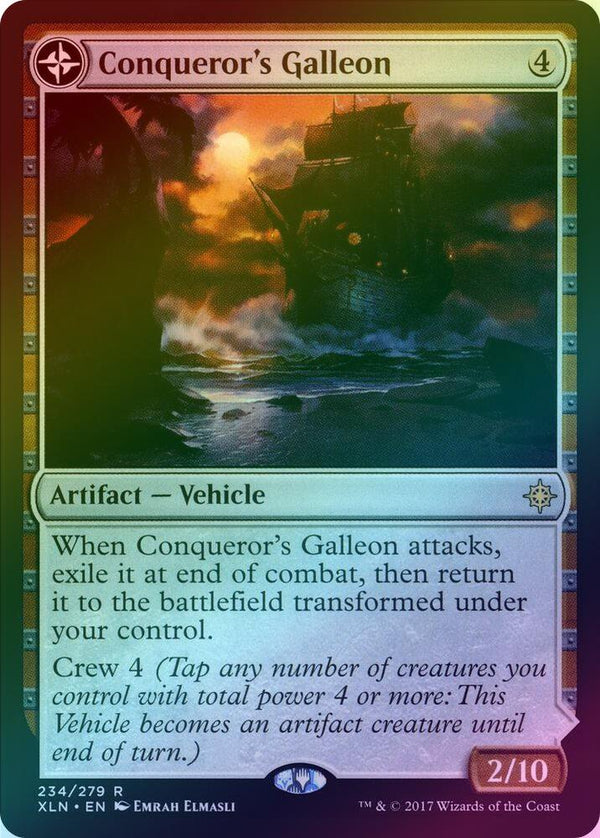 Conqueror's Galleon // Conqueror's Foothold (Foil) (XLN)