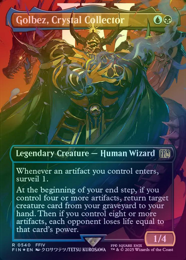 Golbez, Crystal Collector - Borderless (Surge Foil) (FIN)