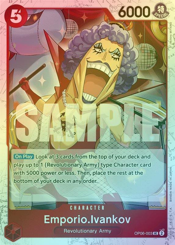 Emporio.Ivankov (Jolly Roger Foil) - OP06-003 - Uncommon