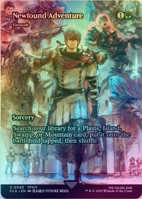 Newfound Adventure // Farseek - Borderless (Foil) (FCA)