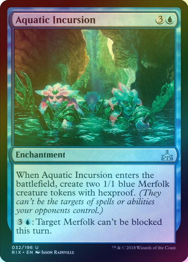 Aquatic Incursion (Foil) (RIX)