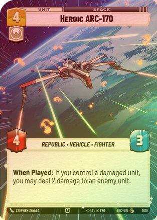 Heroic ARC-170 (Hyperspace Foil) - 1010 - Common (Foil)