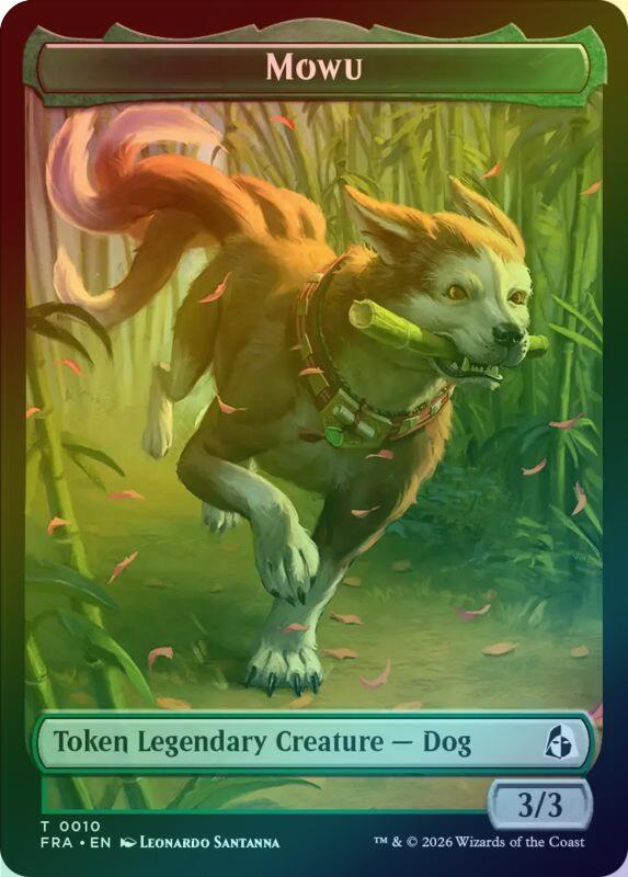Ajani's Pridemate // Mowu Token (Foil) (Pre-Order) (TFRA)