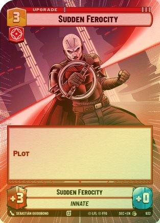Sudden Ferocity (Hyperspace Foil) - 932 - Common (Foil)