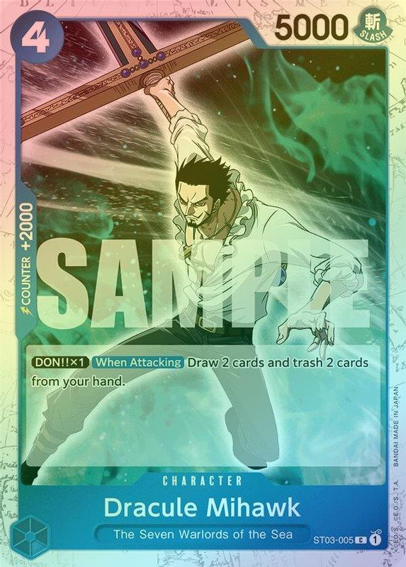 Dracule Mihawk (ST03-005) (Jolly Roger Foil) - ST03-005 - Common