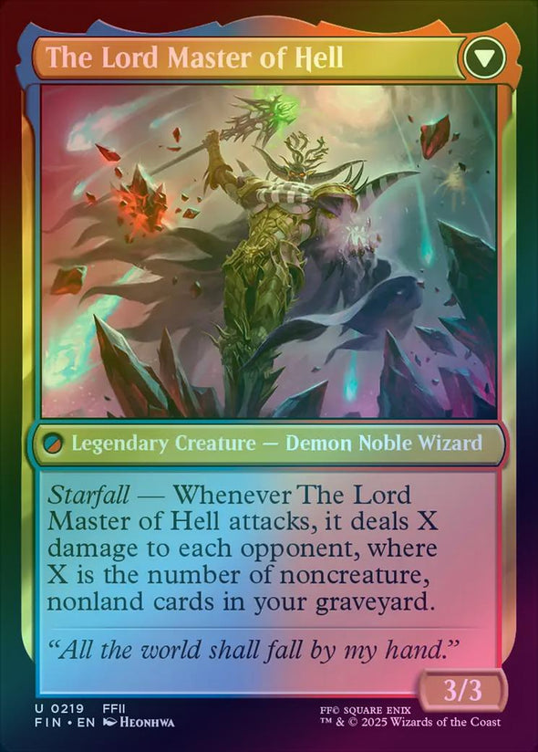 The Emperor of Palamecia // The Lord Master of Hell (Foil) (FIN)