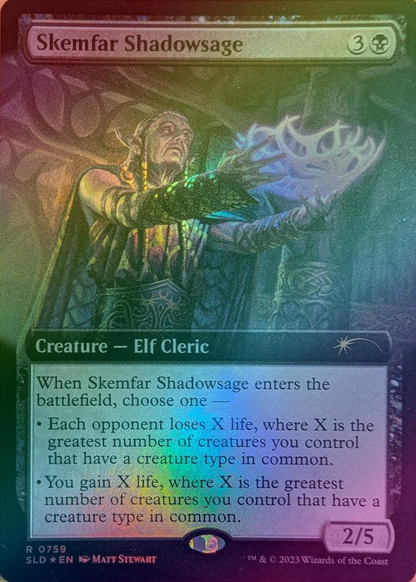 Skemfar Shadowsage - Extended Art (Foil) (SLD)