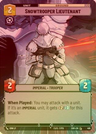 Snowtrooper Lieutenant (Hyperspace) - 488 - Common (Foil)