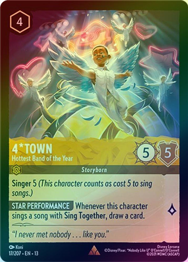 4*Town (Hottest Band of the Year) - 17/207 - Rare (Foil)