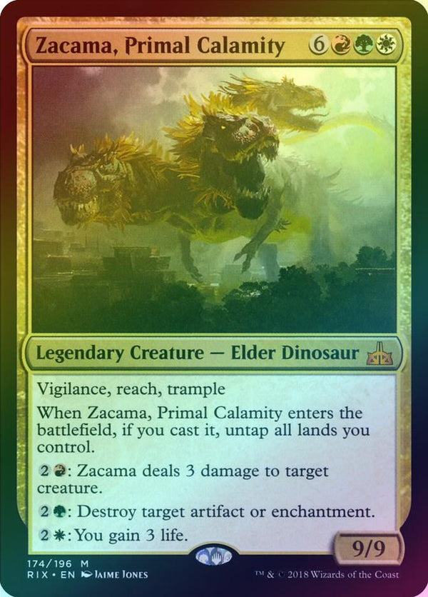 Zacama, Primal Calamity (Foil) (RIX)
