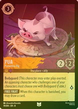Pua (Protective Pig) - 19/204 - Uncommon (Foil)