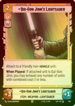 Qui-Gon Jinn's Lightsaber - 703 - Special (Foil)