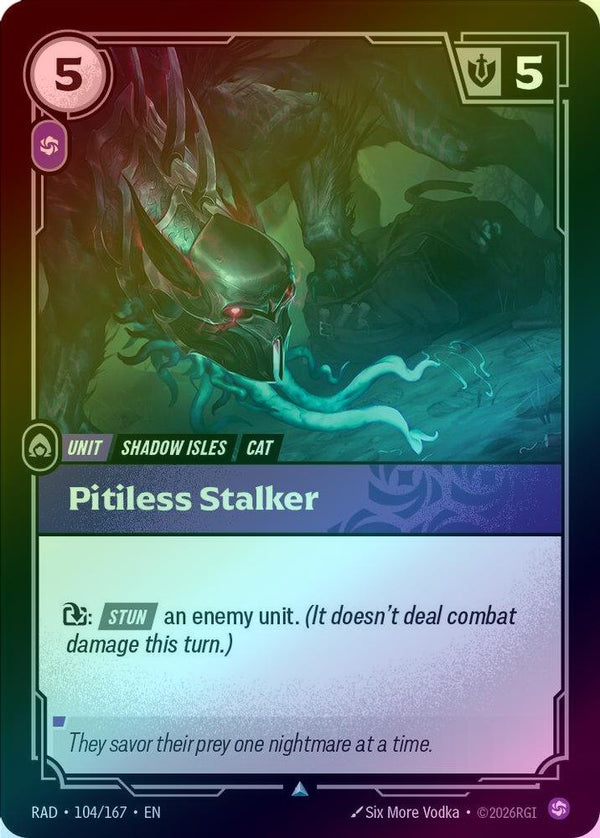 Pitiless Stalker - 104/167 - Uncommon (Foil)