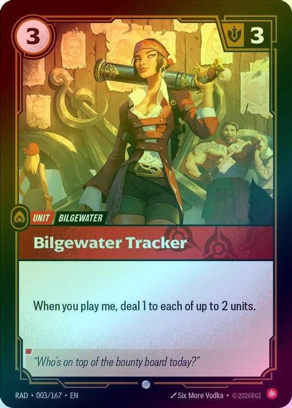 Bilgewater Tracker - 003/167 - Common (Foil)