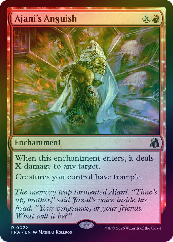 Ajani's Anguish (Foil) (FRA) (Pre-Order)