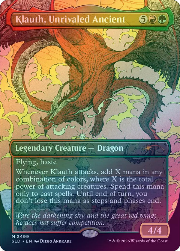 Klauth, Unrivaled Ancient - D&D: Whispers In Candlekeep (Foil) (SLD)