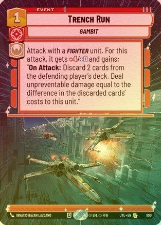 Trench Run (Hyperspace) - 890 - Rare (Foil)