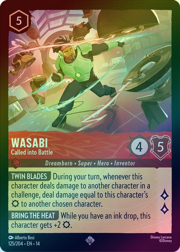 Wasabi (Called into Battle) - 125/204 - Super Rare (Foil)