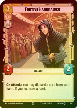 Furtive Handmaiden (Foil) - 707 - Special (Foil)