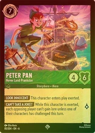Peter Pan (Never Land Prankster) - 85/204 - Super Rare (Foil)