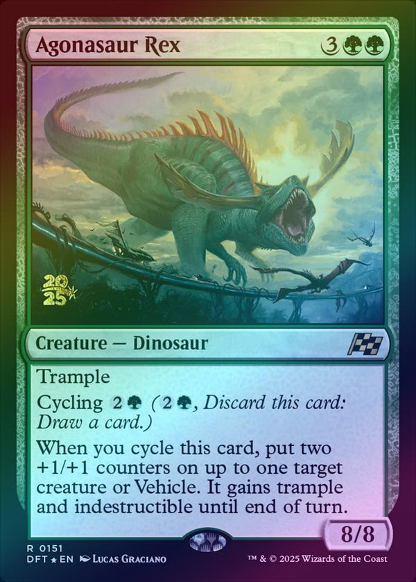 Agonasaur Rex - Prerelease Promo (Foil) (PDFT)
