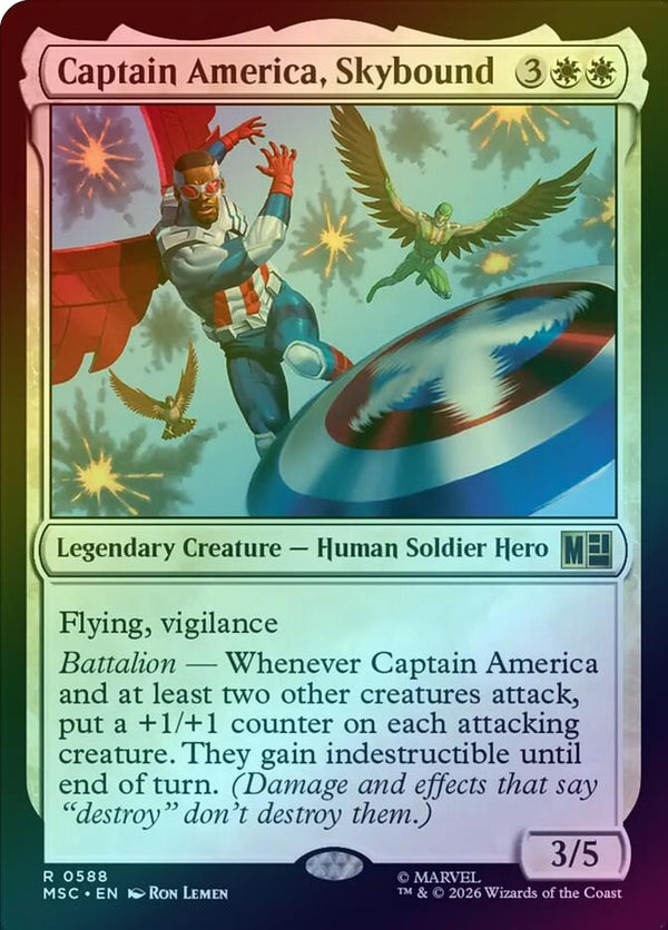 Captain America, Skybound (Foil) (MSC)