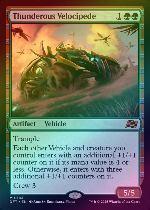 Thunderous Velocipede (Foil) (DFT)