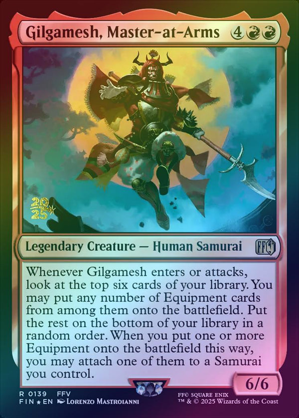 Gilgamesh, Master-at-Arms - Prerelease Promo (Foil) (PFIN)