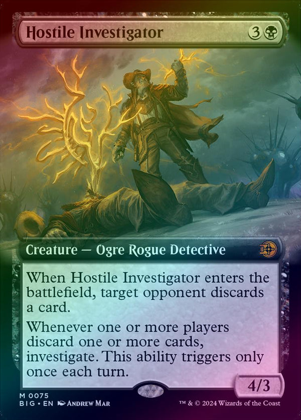 Hostile Investigator - Extended Art (Foil) (BIG)