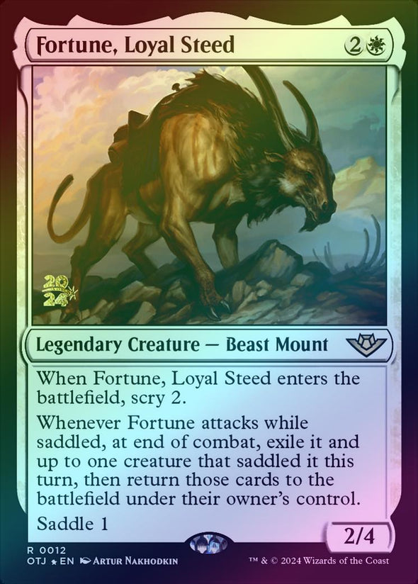 Fortune, Loyal Steed - Prerelease Promo (Foil) (POTJ)