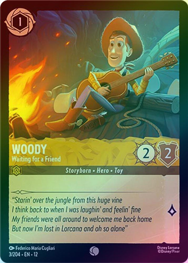 Woody (Waiting for a Friend) - 3/204 - Common (Foil)