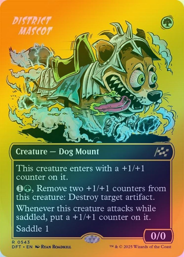 District Mascot - Borderless Rude Rider (First-Place Foil) (DFT)