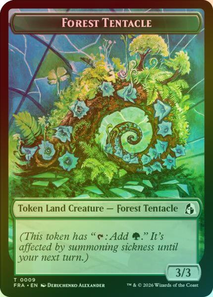 Forest Tentacle // Beast Token (Foil) (Pre-Order) (TFRA)