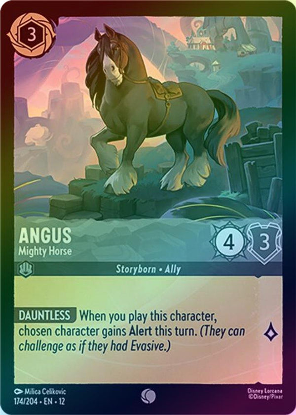 Angus (Mighty Horse) - 174/204 - Common (Foil)