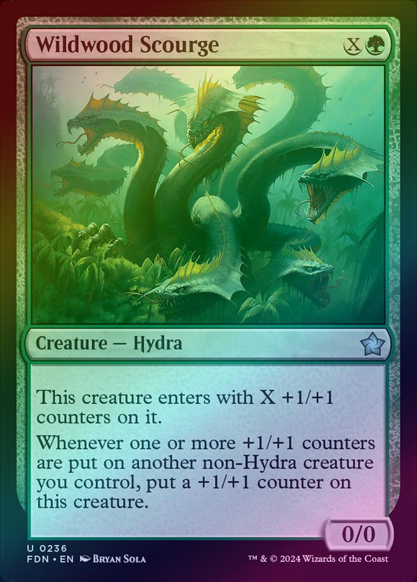 Wildwood Scourge (Foil) (FDN)