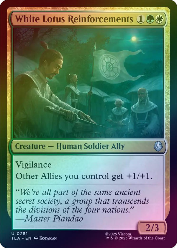 White Lotus Reinforcements (Foil) (TLA)