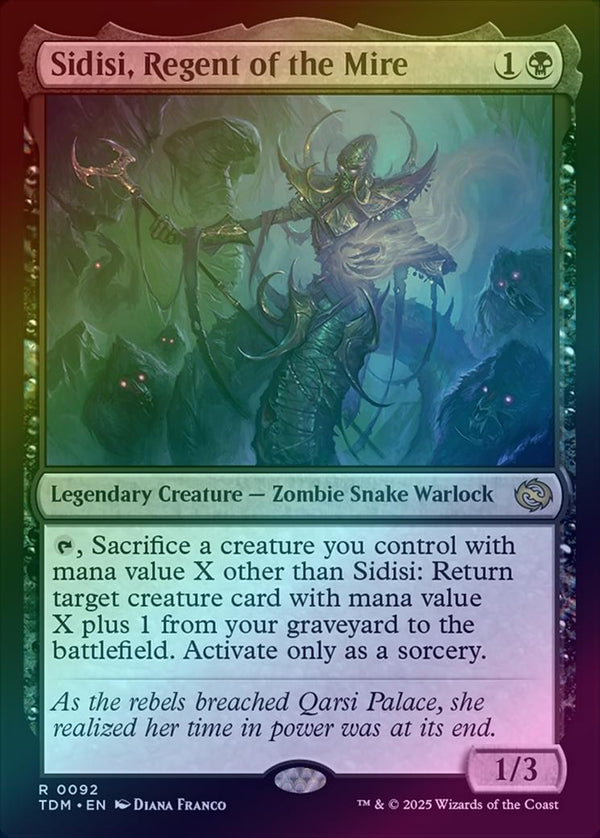Sidisi, Regent of the Mire (Foil) (TDM)